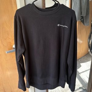 Champion Crewneck, Black, Size Large, Lightly Used